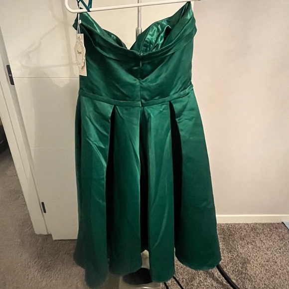 Green Party Dress - Picture 3 of 4